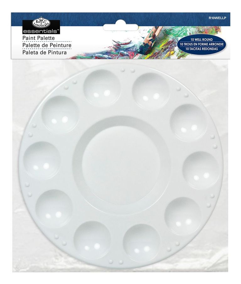 Malířská paleta kulatá na 10 barev
