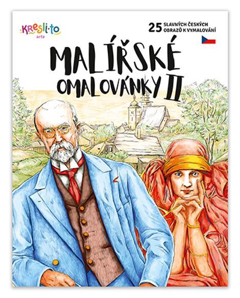 Obrázek produktu: Malířské omalovánky II - 25 slavných českých obrazů k vymalování