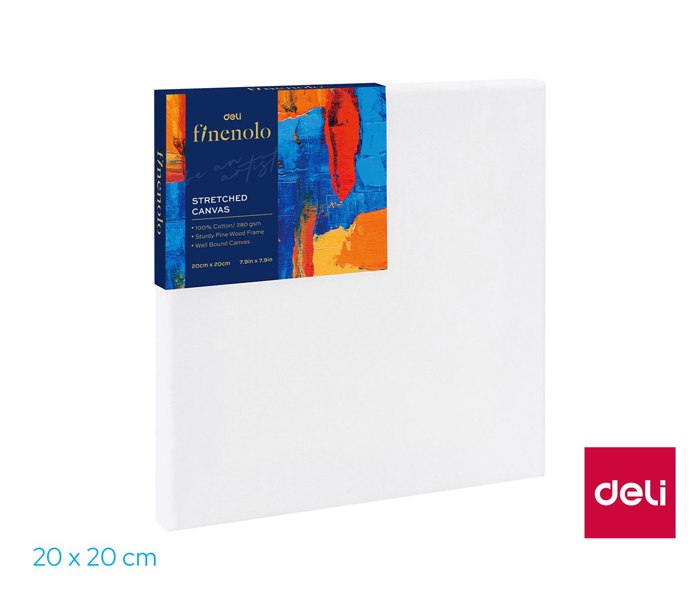 Malířské plátno Finenolo DELI - 20 x 20 cm