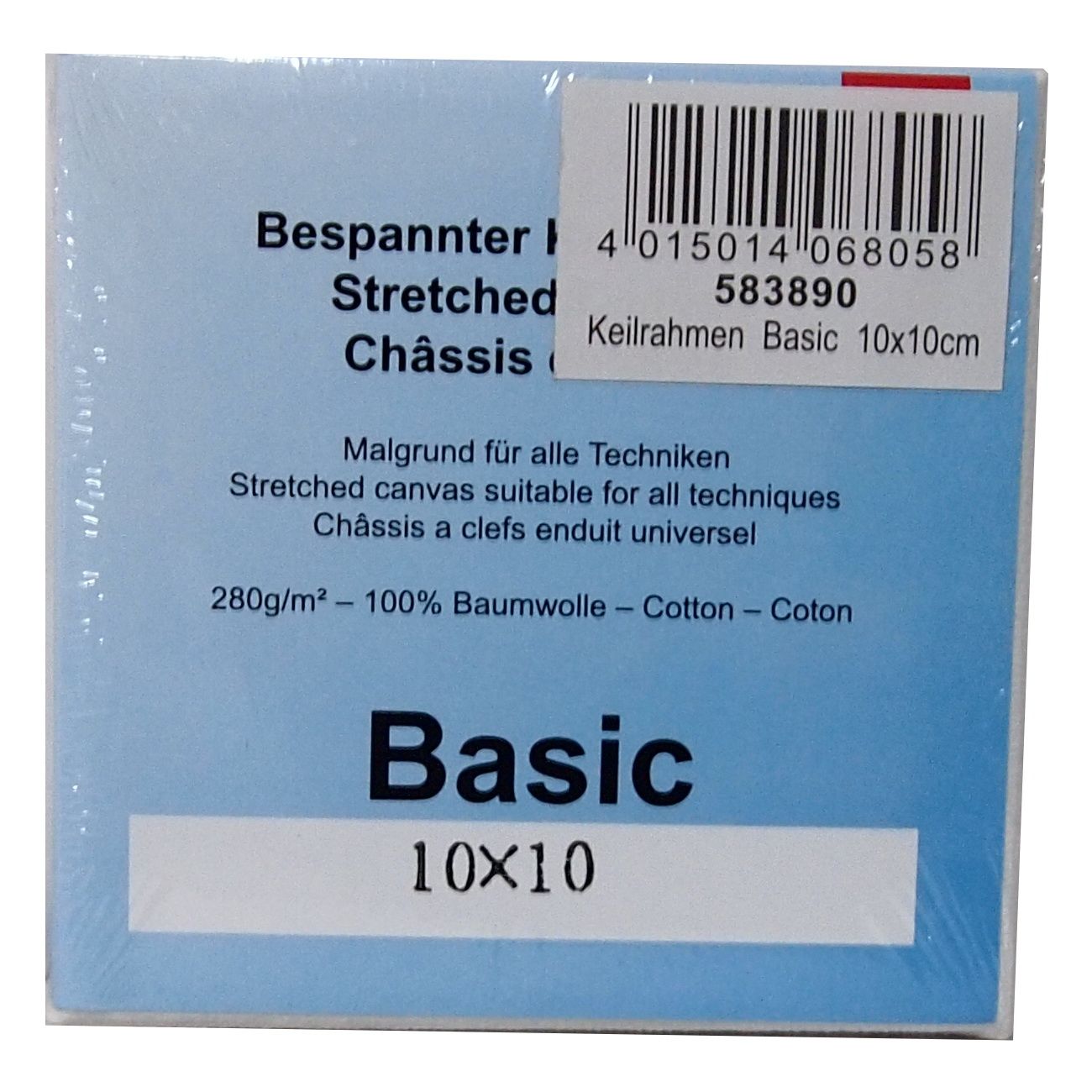 Malířské umělecké plátno AMI - 10 × 10 cm