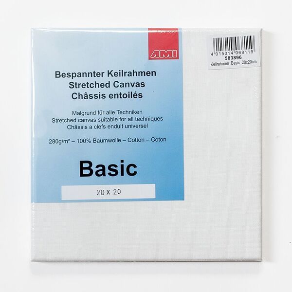 Malířské umělecké plátno AMI - 20 × 20 cm