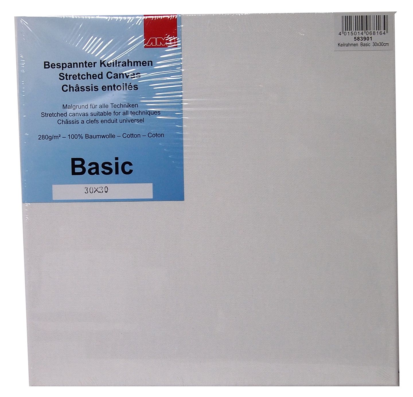 Malířské umělecké plátno AMI - 30 × 30 cm