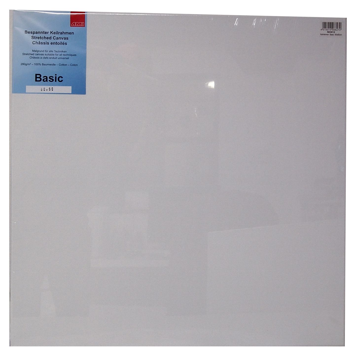 Malířské umělecké plátno AMI - 60 × 60 cm