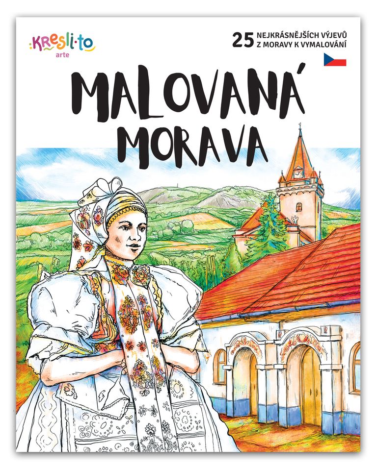 Levně Malovaná Morava - 25 nejkrásnějších výjevů z Moravy k vymalování