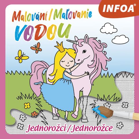Obrázek produktu: Malování / Maľovanie vodou - Jednorožci / Jednorožce
