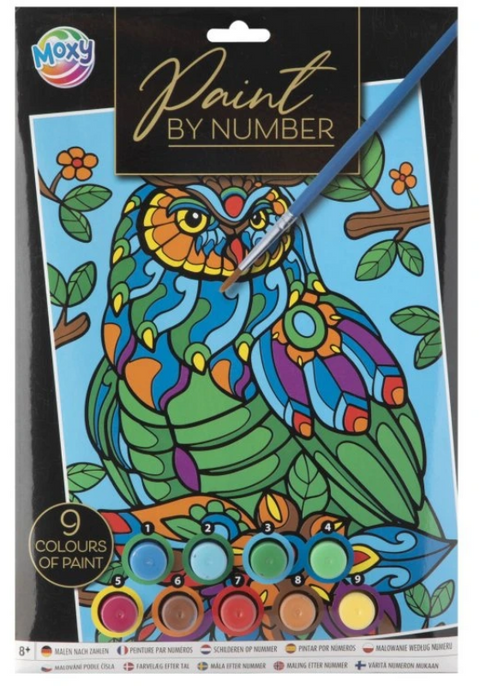 Obrázek produktu: Malování podle čísel 22x30 cm - Sova