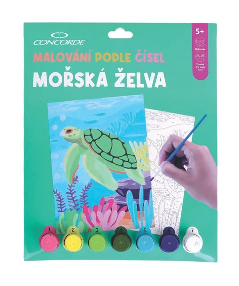 Obrázek produktu: Malování podle čísel CONCORDE Mořská želva