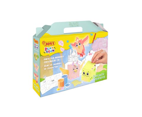 Obrázek produktu: Malování temperovými barvami JOVI PLAY&FUN - 17ks Fantastic Creatures