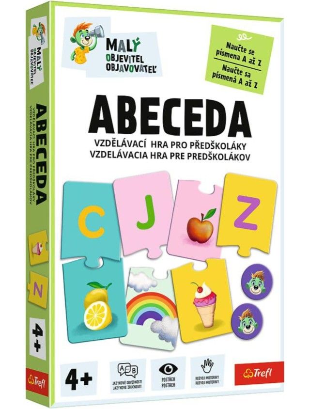 Malý objevitel Abeceda vzdělávací společenská hra