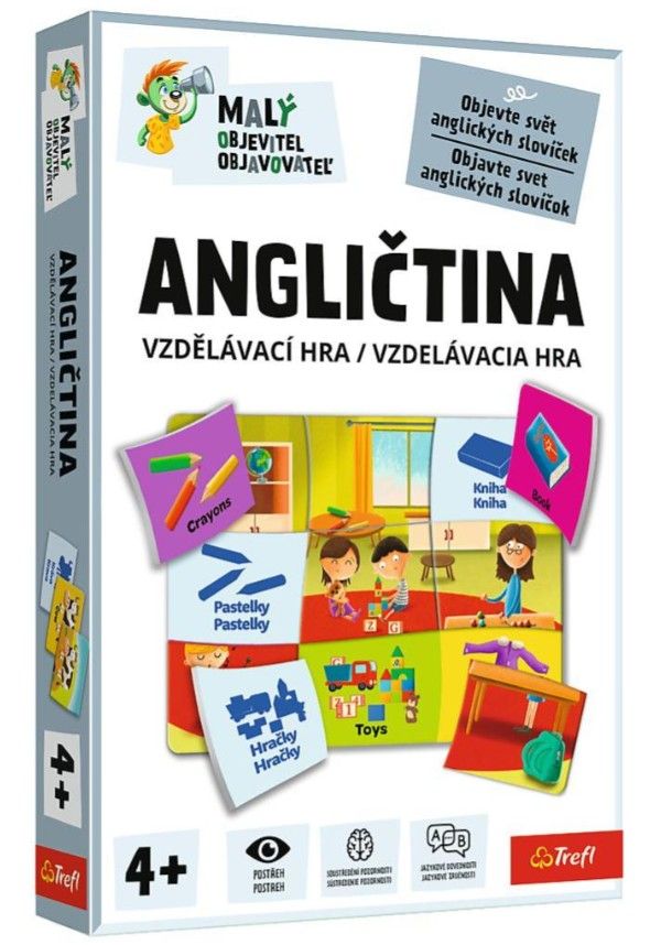 Malý objevitel Angličtina vzdělávací společenská hra