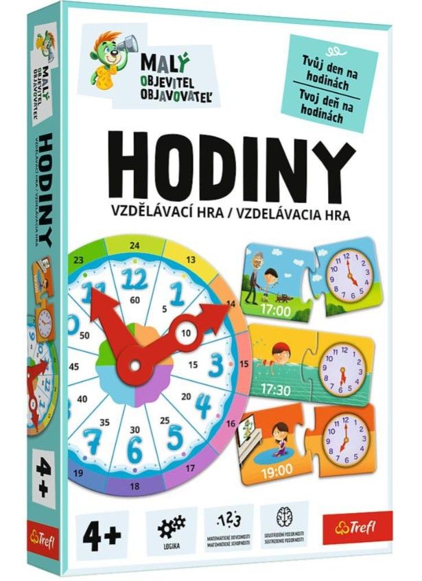 Malý objevitel Hodiny vzdělávací společenská hra