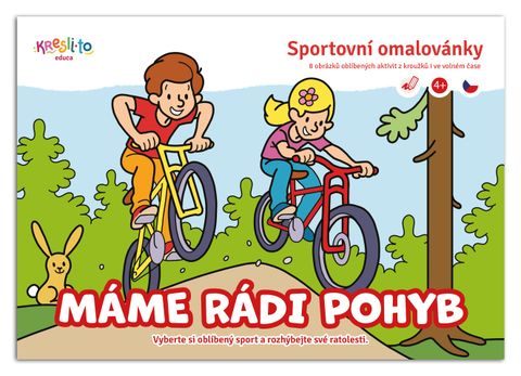 Obrázek produktu: Máme rádi pohyb - sportovní omalovánky