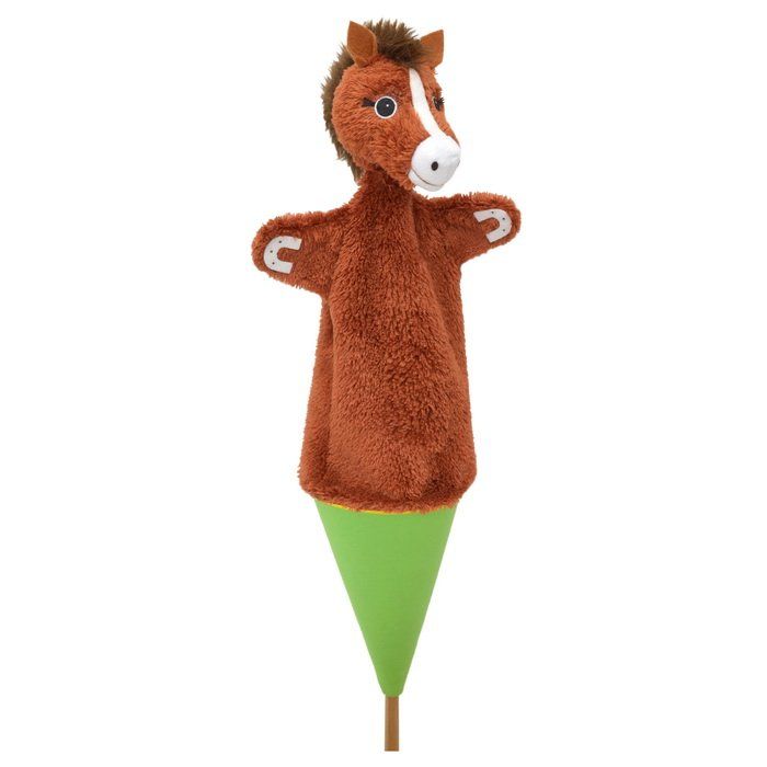 Maňásek Kůň 55 cm 3v1, kornout