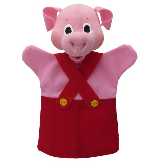 Obrázek produktu: Maňásek Prasátko, červené 26 cm