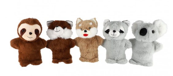 Maňásek zvířátko plyš, mix druhů