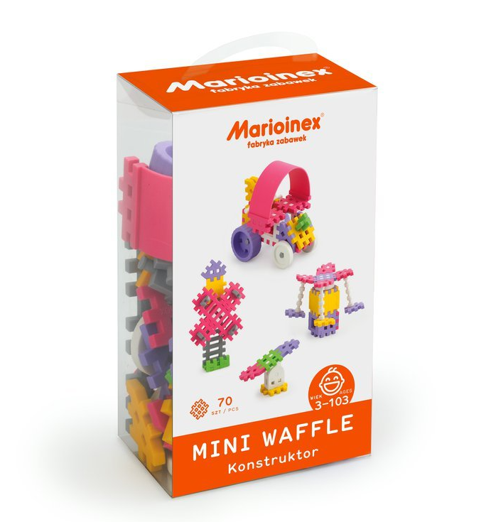 Marioinex MINI WAFLE 70 ks Konstruktér dívky