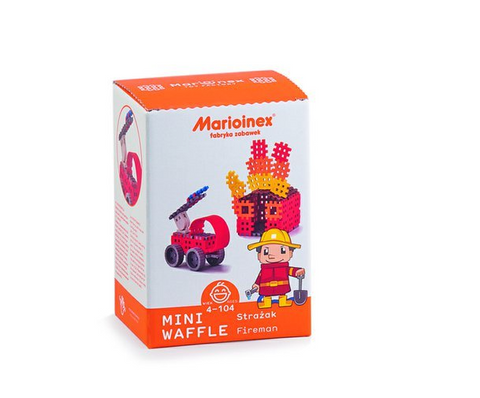 Obrázek produktu: Marioinex MINI WAFLE – Hasič (střední)