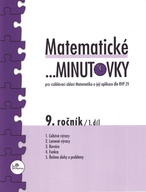 Obrázek produktu: Matematické minutovky 9.ročník - 1.díl