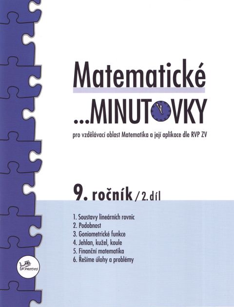 Obrázek produktu: Matematické minutovky 9.ročník - 2.díl