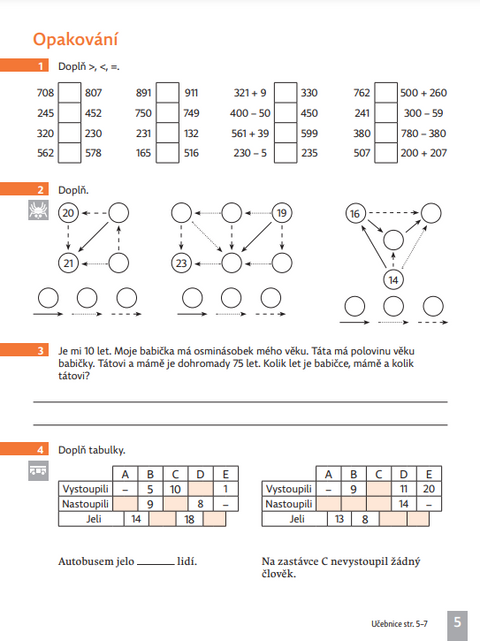 Obrázek produktu: Matematika 4/1 - prof. Hejný - pracovní sešit