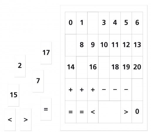 Matematika se Čtyřlístkem 1 pro ZŠ Sada příloh Číslice Fraus