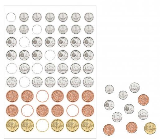 Matematika se Čtyřlístkem 1 - sada příloh Peníze
