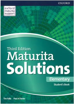 Obrázek produktu: Maturita Solutions 3rd Edition Elementary Student's Book (Czech Edition)