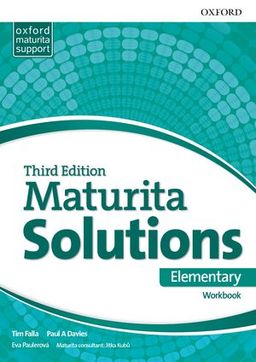 Obrázek produktu: Maturita Solutions 3rd Edition Elementary Workbook (Czech Edition)