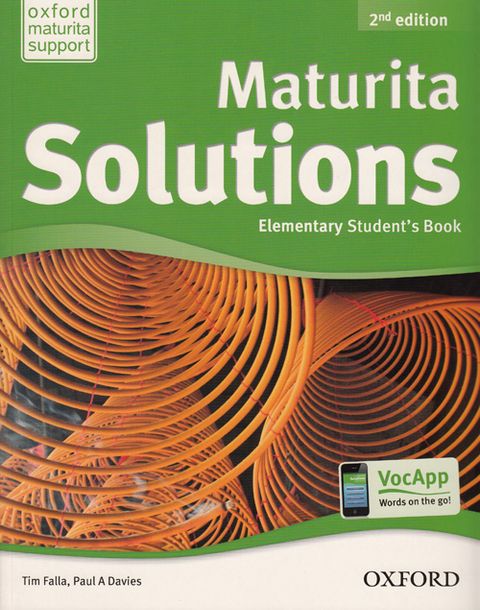 Obrázek produktu: Maturita Solutions Elementary Students Book CZ, 2.ed.