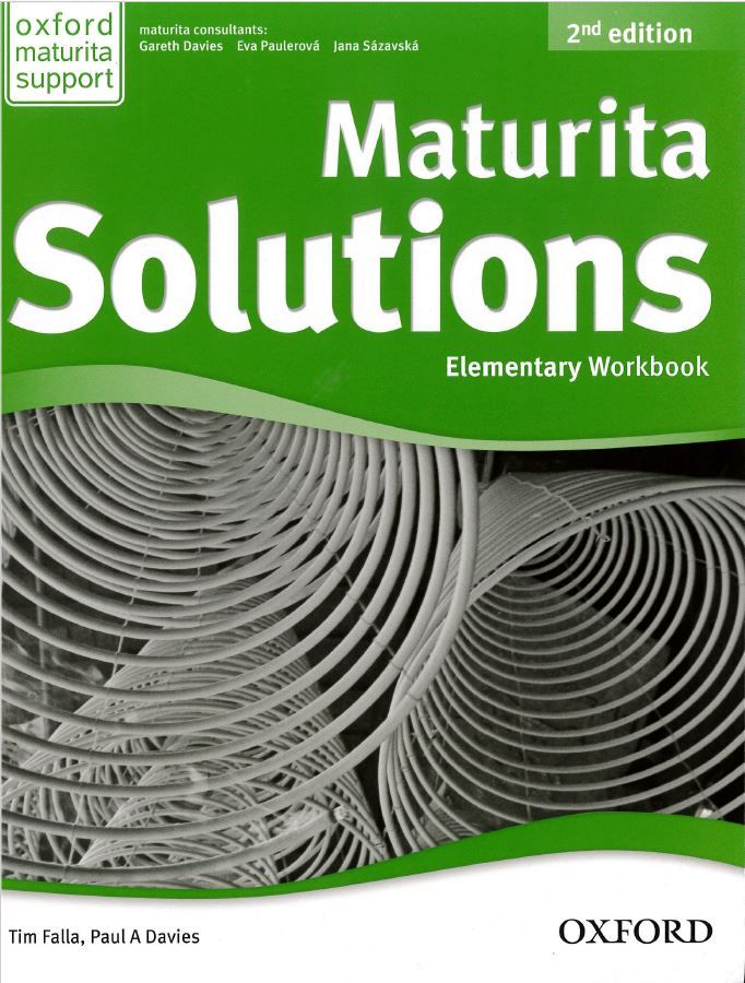 Maturita Solutions (2nd Edition) Elementary Workbook with online audio Oxford University Press