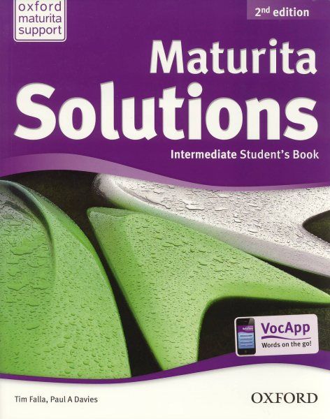 Obrázek produktu: Maturita Solutions Intermediate Students Book CZ, 2. edice