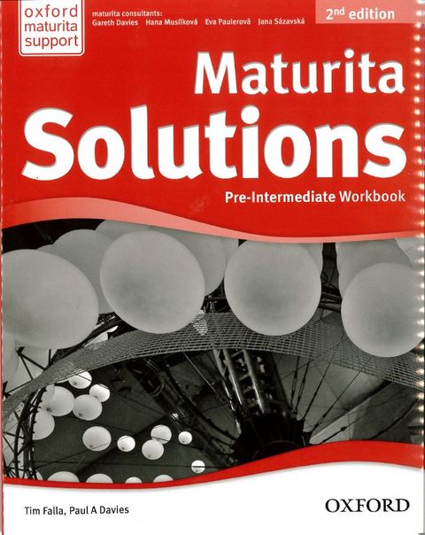 Obrázek produktu: Maturita Solutions Pre-Intermediate Workbook CZ, 2. edice