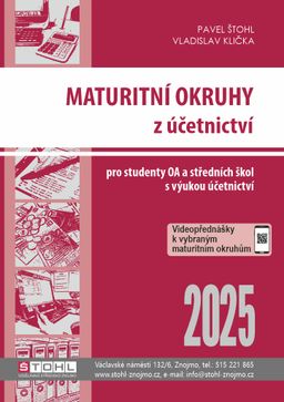 Obrázek produktu: Maturitní okruhy z účetnictví 2025