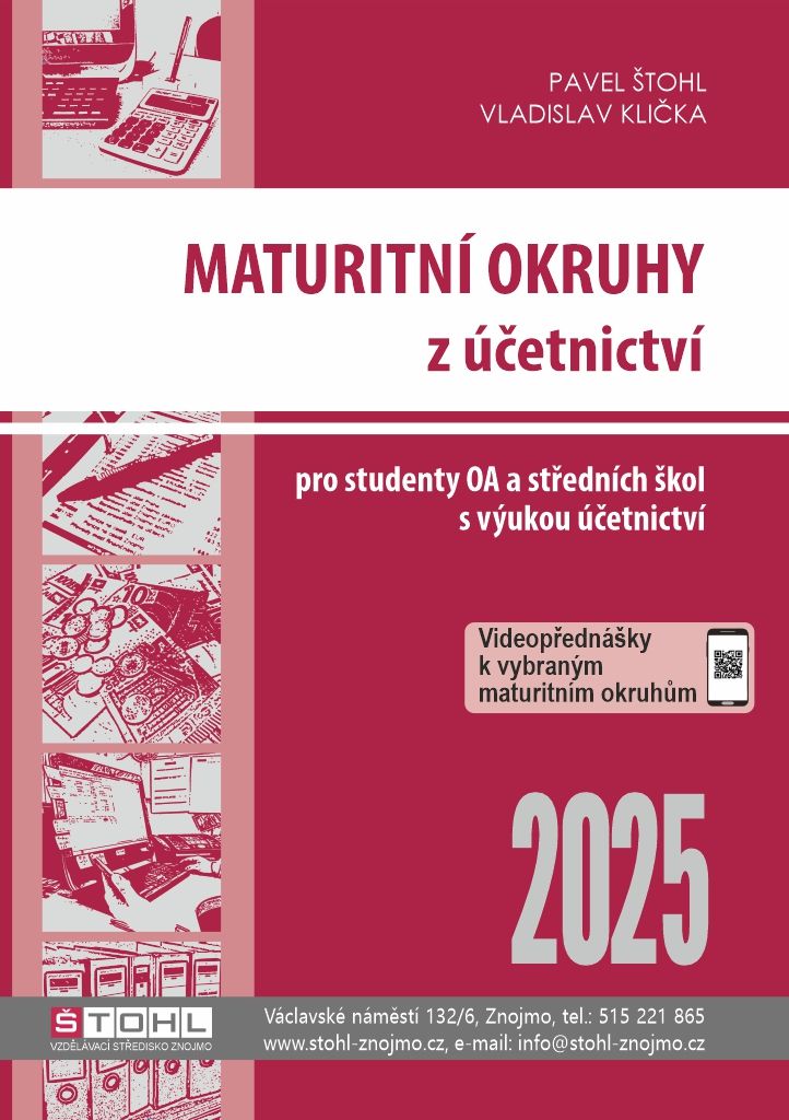 Maturitní okruhy z účetnictví 2025 Štohl