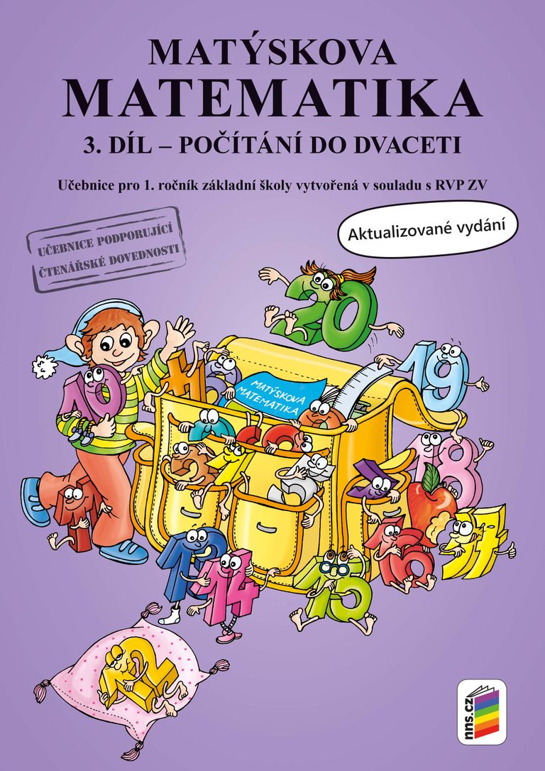 Matýskova matematika, 3. díl – počítání do 20 bez přechodu přes 10 - aktualizované vydání 2018 (1A-37) NOVÁ ŠKOLA, s.r.o