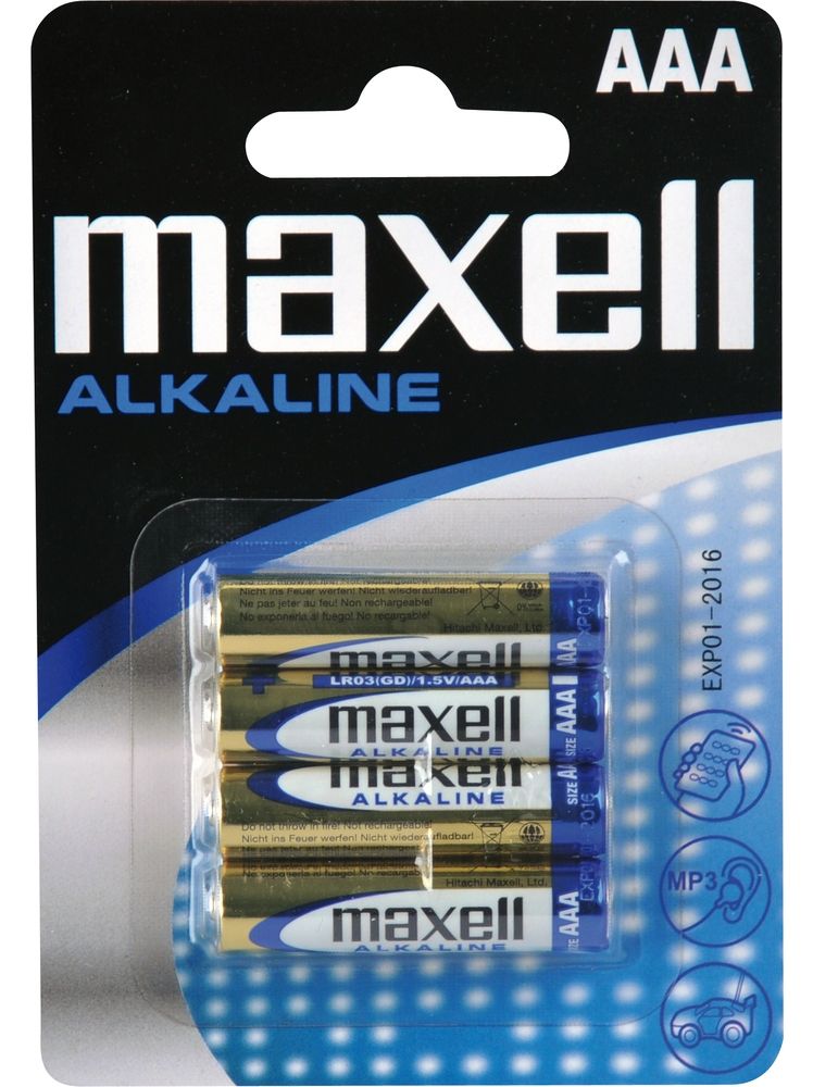 Alkalická baterie LR03 4BP ALK  4x AAA (R03)   