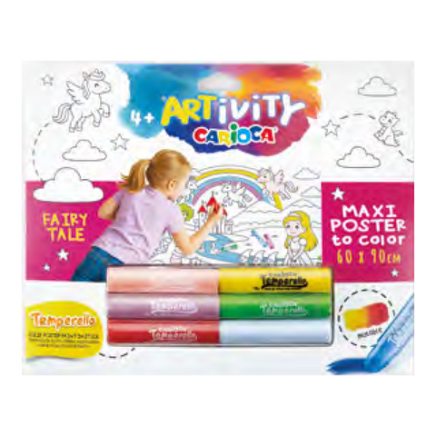 Obrázek produktu: Maxi omalovánky Carioca + Temperello ARTivity - Fairy Tale