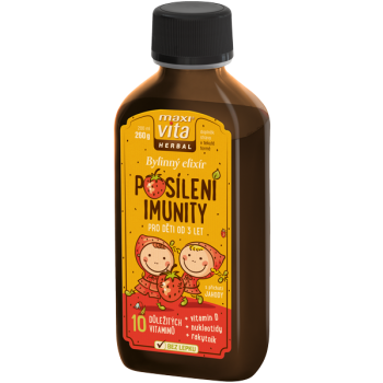 Maxi Vita Herbal bylinný elixír Posílení imunity pro děti