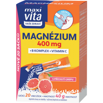Maxi Vita Magnézium 400mg+B komplex+vit.C 20x2g