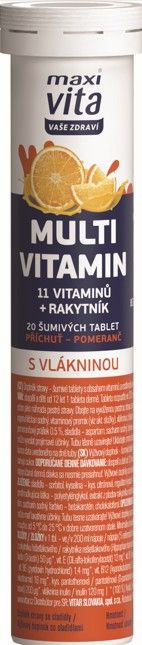 Obrázek produktu: Maxi Vita Multivitamin + rakytník 20 eff. tbl.