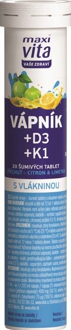 Maxi Vita Vápník + D3 + K1 20 eff. tbl.