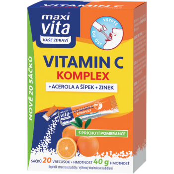 Maxi Vita Vitamin C komplex + acerola + šípek + zinek