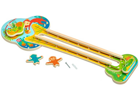 Obrázek produktu: Mazané opičky  - dřevěná nástěnná hračka