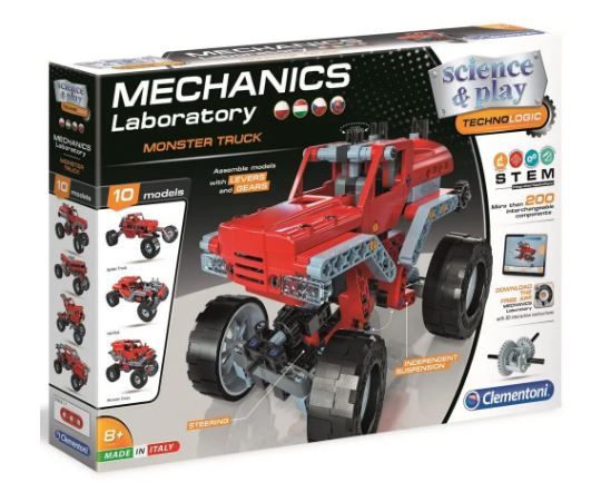 Mechanická laboratoř - Monster truck, 10 modelů, 200 dílků