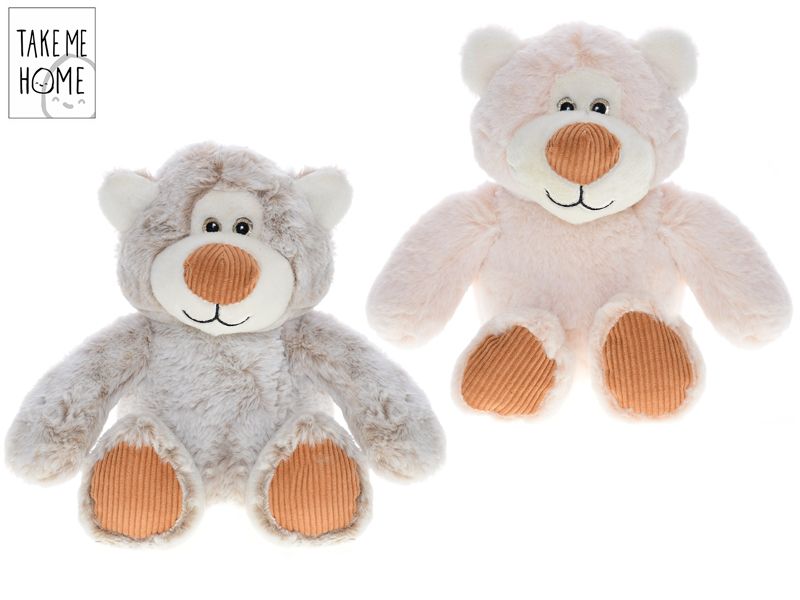 Medvěd plyšový 32 cm, mix barev