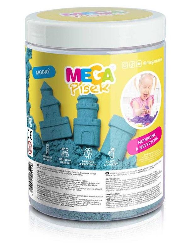 MEGApísek modrý
