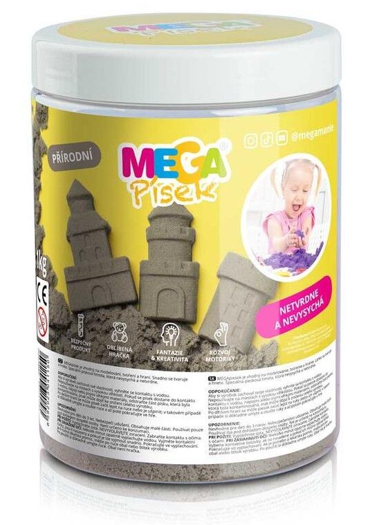 MEGApísek - přírodní 1 kg