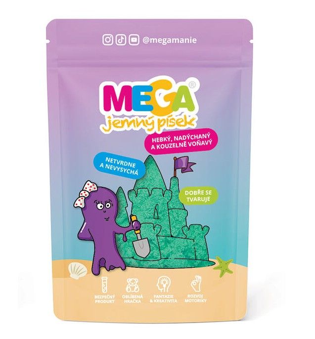 MEGApísek - voňavý jemný zelený 90 g