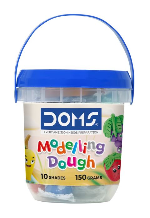 Obrázek produktu: Měkká modelovací hmota DOMS - 10 barev 150 g s příslušenstvím
