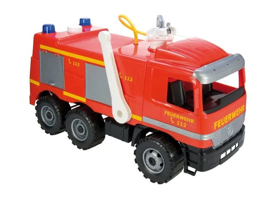 Mercedes hašičské auto plast 64 cm, nosnost 50 kg